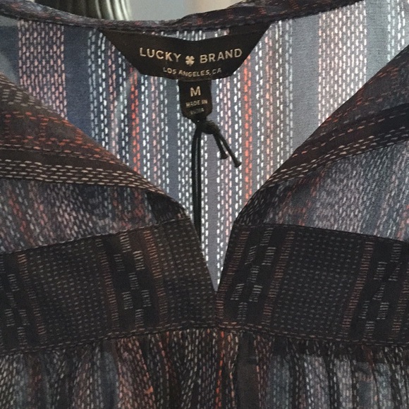 Lucky Brand boho blouse - Picture 3 of 4
